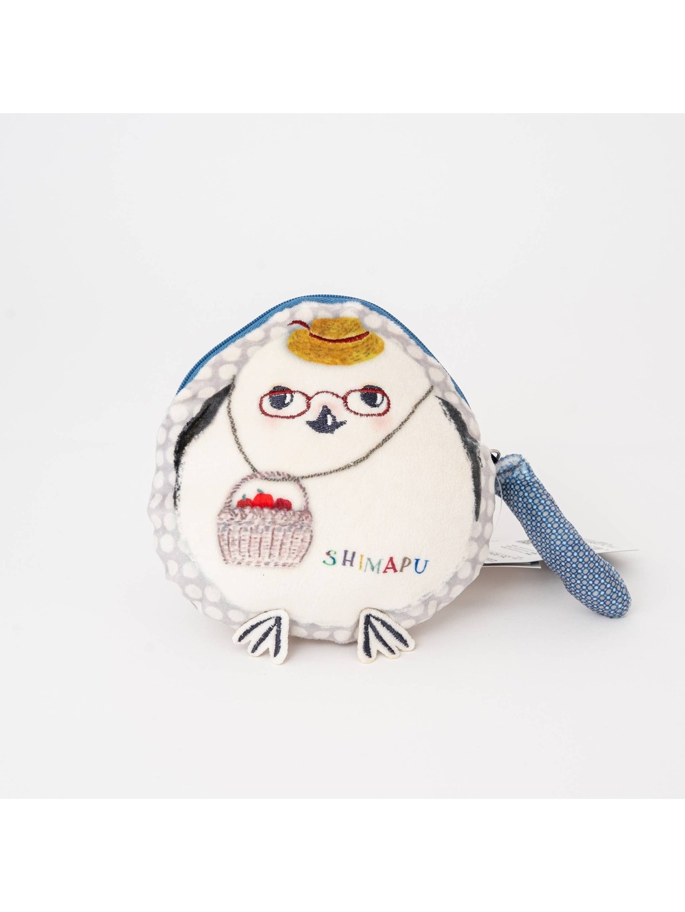 Kusuguru Shimapu Plush Bird Coin Purse – Soft Padded